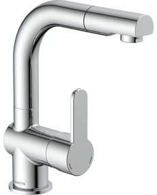 Schütte 79710 - Bateria kuchenna z wysuwaną wylewką LONDON, chrom błyszczący