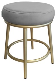 Taboret Ben noga metalowa złota MG17