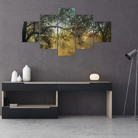 Obraz wschodu słońca (125x70 cm)