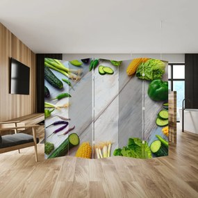 Parawan - Warzywa (210x170 cm)