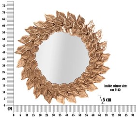 Lustro ścienne ø 73 cm Glam Petal – Mauro Ferretti
