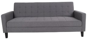 Szara sofa rozkładana 204 cm Milton – House Nordic