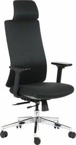 Fotel biurowy AKCENT F czarny