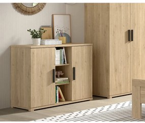 Komoda dziecięca w naturalnym kolorze 116x89x48 cm Sam – Vipack