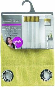 Firana na przelotkach ALIXIA, 140 x 240 cm