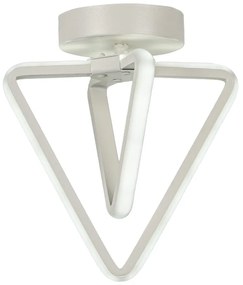 Biała metalowa lampa sufitowa LED Baris – Squid Lighting