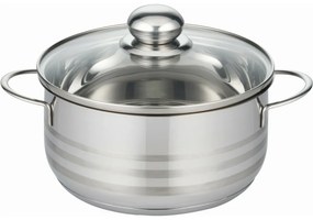 Elo 22120 Basic Garnek ze stali nierdzewnejBrillant 20 cm, 2,6 l, 2,6 l