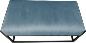 Ławka KAYA tkanina Welur loft ławka metal