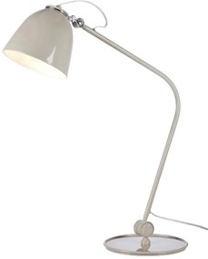 Szarobeżowa lampa stołowa z metalowym kloszem (wysokość 47 cm) Tilt – Markslöjd