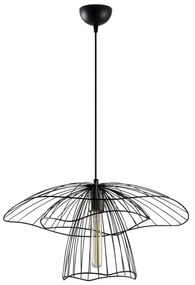 Czarna lampa wisząca ø 50 cm Tel – Opviq lights