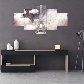 Obraz - Wieża Eiffla, Paryż, Francja (125x70 cm)