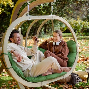 Fotel wiszący kokon Swing Pod XL zielony CZILLO