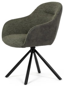 Zestaw krzeseł obiadowych z mechanizmem powrotnymDCH-Y1143 GRN2, 2 szt.