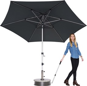 Doppler Ekspert 45kg  Łatwe przenoszenie - mobilny granitowy stojak na parasol