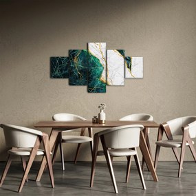Obraz - Turkusowy marmur (125x70 cm)