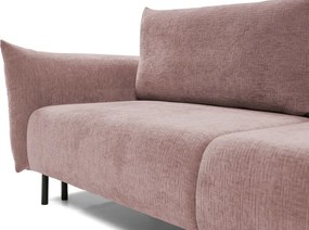 Sofa ADEL z funkcja spania i pojemnikiem BRUDNY RÓŻ OVER THE HORIZON 64