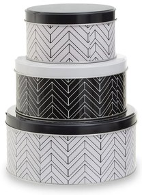 Metalowe pojemniki na żywność 3 szt. na żywność Urban – Premier Housewares