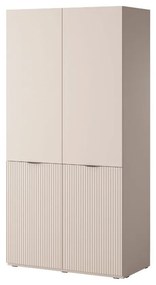 Modułowa szafa PENBOX 101 cm - w kolorze beżu