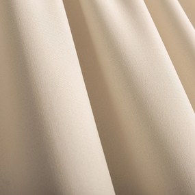 Zasłona zaciemniająca na taśmie marszczącej blackout strukturalny ecru 140 x 280 cm 1 szt.