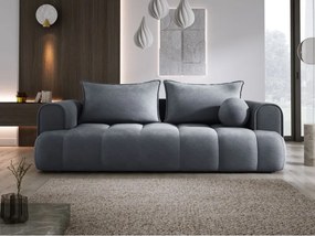 Sofa COCO z funkcja spania i pojemnikiem CIEMNY SZARY CLOUD 91
