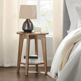 Stolik kawowy NORDIC, 40×50cm, brązowa Vasagle