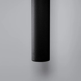 Czarny kinkiet ø 2,5 cm Fideus – Sollux