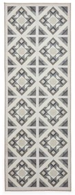 Szary chodnik odpowiedni do prania 76x230 cm Victoria Beige – Think Rugs