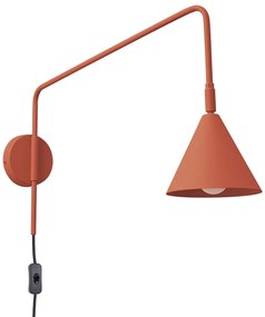 Kinkiet do kontaktu w kolorze terakoty Zylo – Nice Lamps