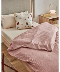 Różowo-beżowa bawełniana pościel dziecięca do łóżeczka z prześcieradłem 70x120 cm Giorgii – Kave Home