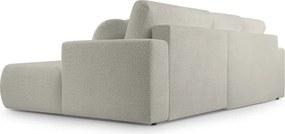 Narożnik VELO wolnostojący układ L strona Lewa z funkcją spania w tkaninie Coral 65