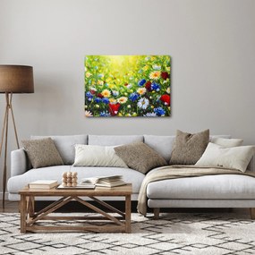 Obraz dzikich kwiatów (70x50 cm)