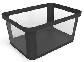 Czarna plastikowa pokrywa do pojemnika 57x39x3 cm Albris – Rotho