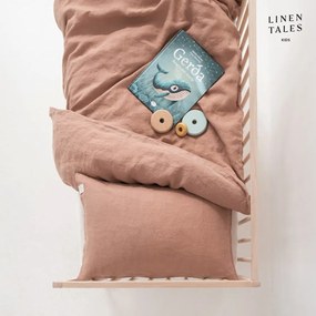 Lniana pościel dziecięca do łóżeczka 100x140 cm – Linen Tales