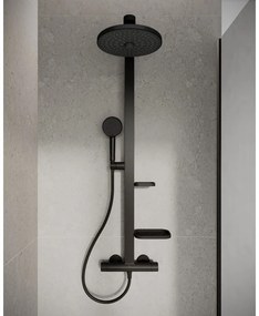 Metalowy zestaw prysznicowy w kolorze matowej czerni 111 cm ALU+ – Ideal Standard