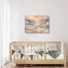 Obraz na szkle - Chmury (70x50 cm)