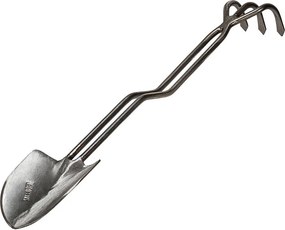 Pazurki / grabki + łopatka ze stali nierdzewnej (40 cm)