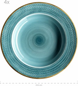 Mäser Zestaw do kawy 12 szt. PROSPERO – turkusowy