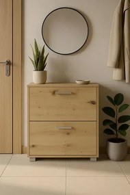 Szafka minimalistyczna na buty dąb artisan D8-F30