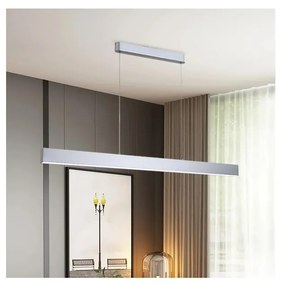 Brilagi-LED Lampa wisząca ściemnialna SLEEKLINE SMART LED/40W/230V Wi-Fi Tuya srebrna+pilot