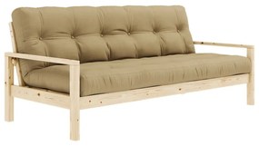 Musztardowa rozkładana sofa 205 cm Knob – Karup Design