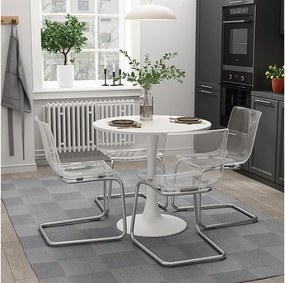 Stół do jadalni biały 80x80x74 carl