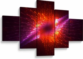 Obraz współczesnej ciernistej abstrakcji (125x70 cm)
