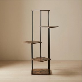 Kwietnik stojący wysoki na 5 kwiatów RIMOZA, 30 x 30 x 106 cm