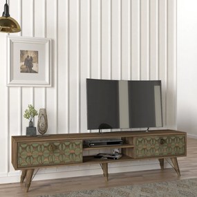 Stolik pod telewizor Valente Walnut