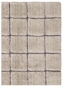 Beżowy wełniany dywan tkany ręcznie 170x240 cm Mosaic Sandstone – Lorena Canals