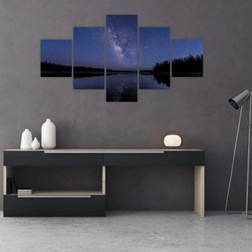 Obraz nocnego nieba (125x70 cm)