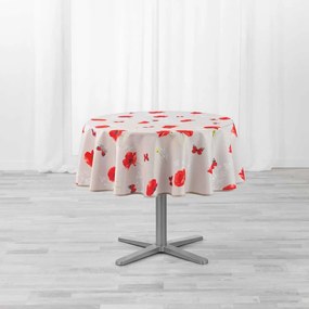 Obrus ø 180 cm Sweet poppy – douceur d'intérieur