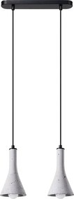 Podwójna betonowa lampa wisząca loft - 3X A397 C3-N44