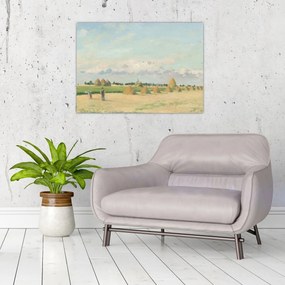 Obraz na szkle - Camille Pissarro, Landscape, Ile de France, reprodukcje (70x50 cm)