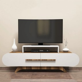 Stolik pod telewizor Rose Walnut White